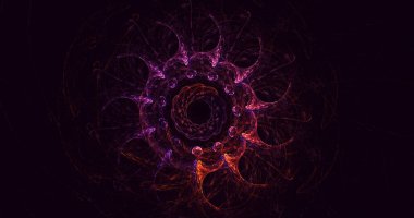 Soyut çember ışık arkaplanı oluşturuluyor