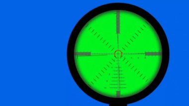 Crosshair animasyon - yeşil ekran