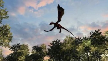 Uçan ejderha wyvern