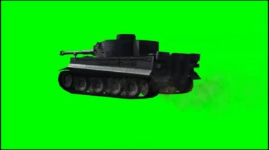 yeşil ekran binmek askeri zırhlı savaş aracı