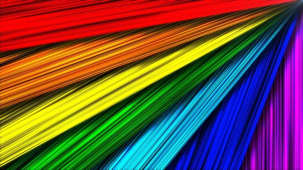 Abstracte Achtergrond Van Grafische Elementen Regenboog Kleuren Gerangschikt Ventilator Ontwerp — Stockfoto