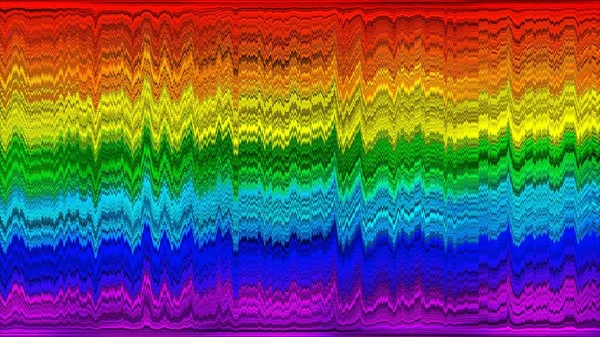 彩虹色彩中图形元素的抽象背景 三维图解 — 图库照片