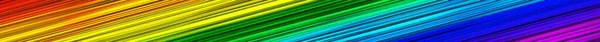 Abstracte Achtergrond Van Grafische Elementen Regenboogkleuren Lang Banner Ontwerp Illustratie — Stockfoto