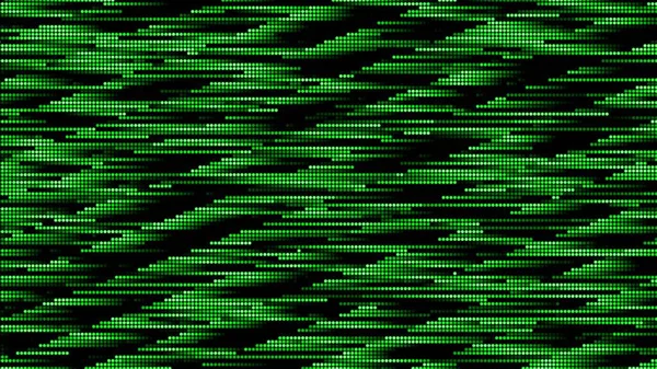Abstrakcyjne Tło Graficzne Zielonym Wzorze Losowe Linie Rozmytych Kropek Zmieniającymi — Zdjęcie stockowe
