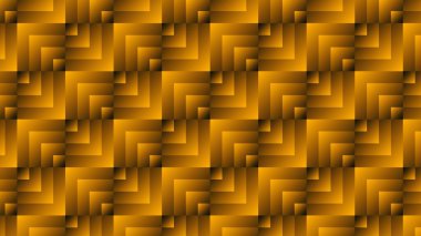 Modern kare şablon arka plan - turuncu mozaik yapı - 3D İllüstrasyon