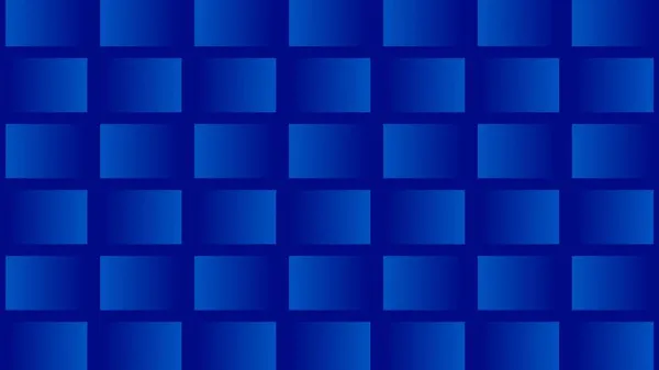 Fondo Abstracto Moderno Color Azul Mosaico Geométrico Rectángulos Con Sombras — Foto de Stock