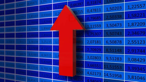 Stock Exchange Quotes Background Stock Market Charts Market Indicators Financial — Stock Photo, Image
