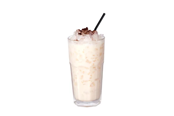 Milkshake con gocce di cioccolato — Foto Stock