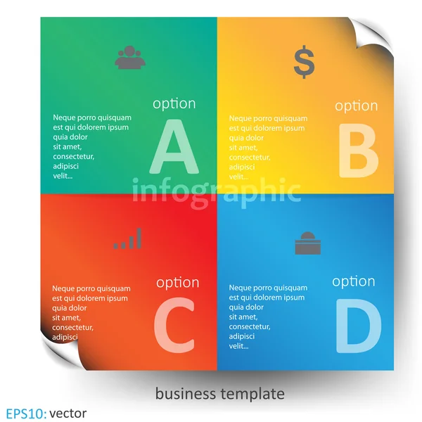 Info-grafika — Stock Vector