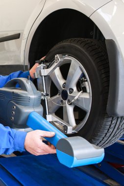 tanı testleri ve ayarlanması sırasında Araç Lastik parçası