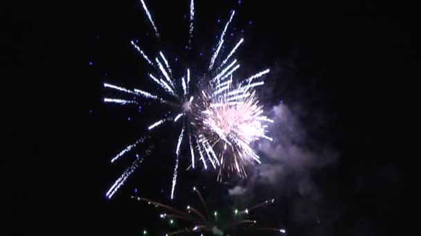 Grandi fuochi d'artificio 3 — Video Stock