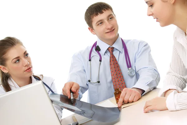 Doctors at the meeting — Stock Photo, Image