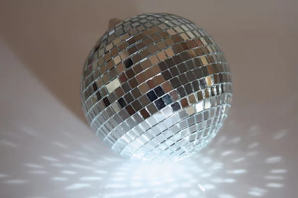Silver disco ball — Stock Photo, Image