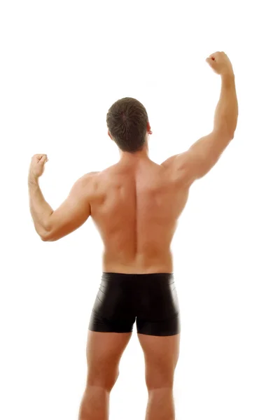 Back of sexy muscular man — Stock Photo, Image