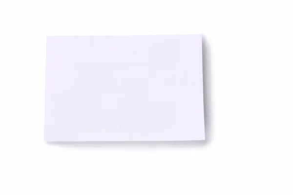 A blank on white — Stock Photo, Image