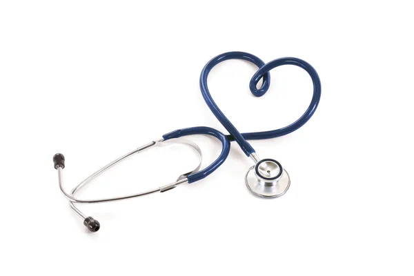 Stethoscope in shape of heart — Stock Photo, Image