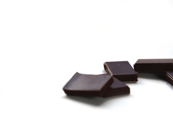 Barra de chocolate negro — Foto de Stock