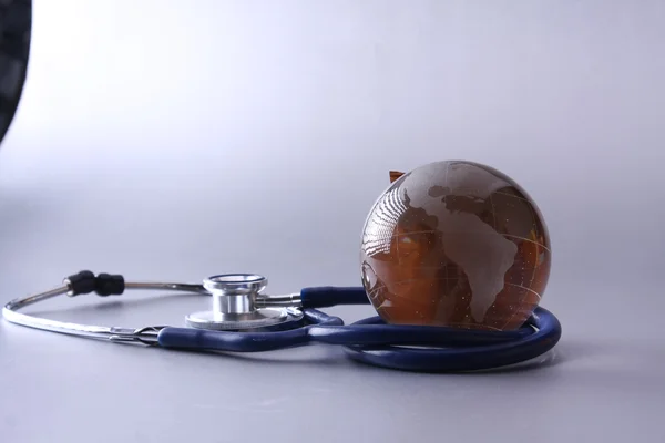 Stetoscopio con globo — Foto Stock