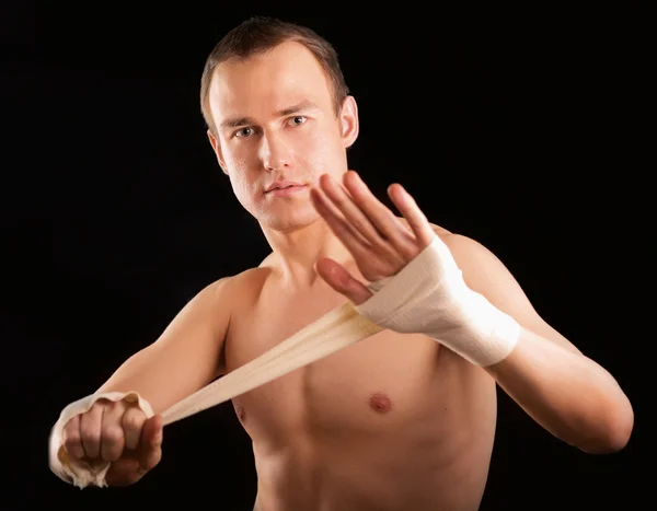 Portrait of boxer — Stock Photo, Image