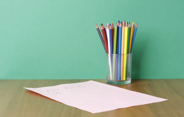 Pencils and paper — Stock Photo, Image