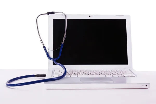 Computer doctor. conect in USB Stock Image