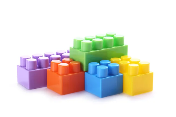 Toy construction blocks — Stock Photo, Image