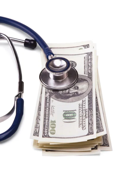 Stethoscope and money — Stock Photo, Image