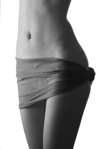 Vacker smal kvinnlig kropp — Stockfoto