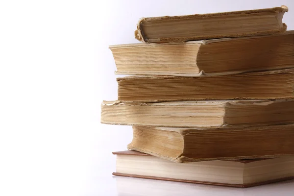 Pile of books isolated — Stock Photo, Image