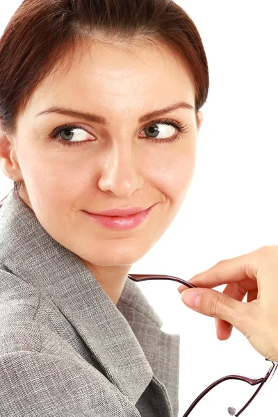 Thoughtful businesswoman — Stock Photo, Image