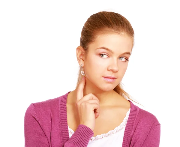 Portrait of a beautiful woman — Stock Photo, Image