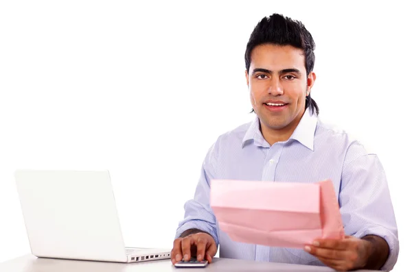 Young man working — Stock Photo, Image