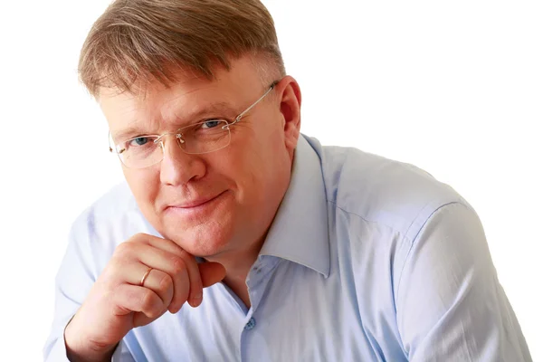 Portrait of man wearing glasses — Stock Photo, Image