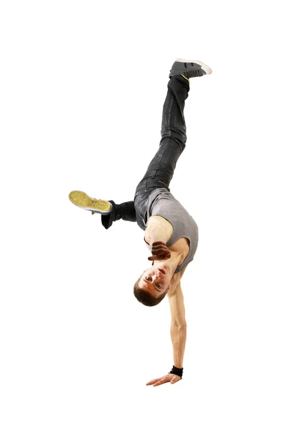 Man breakdance — стоковое фото
