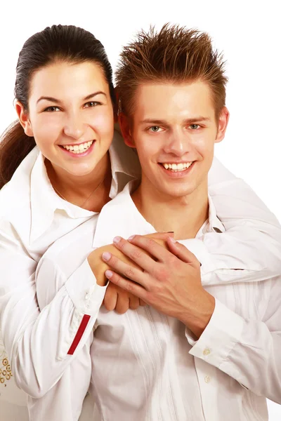 幸せな若いカップル — ストック写真
