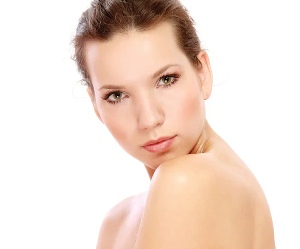 Retrato de una mujer hermosa — Foto de Stock