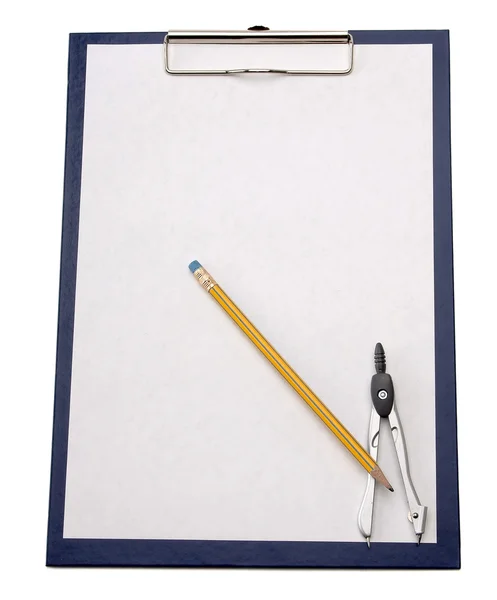 Folder, pencil — Stock Photo, Image