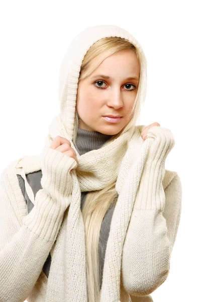 Woman dressed for winter — Stock Photo, Image