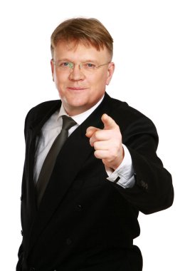 Sana işaret eden işadamı