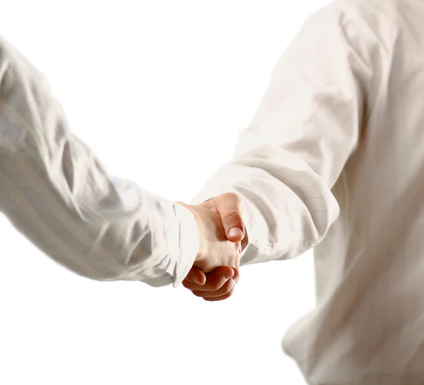 Closeup of a business handshake — Stock Photo, Image