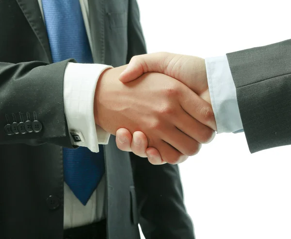 Handshake isolerade — Stockfoto