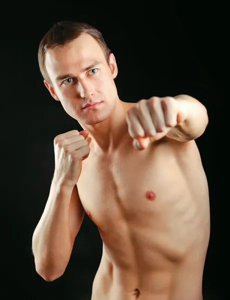 Portrait of boxer — Stock Photo, Image