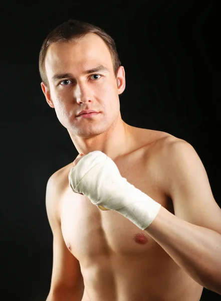 Portrait of boxer — Stock Photo, Image