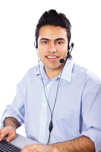 Soporte operador de teléfono — Foto de Stock