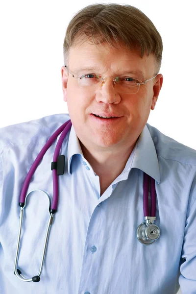 Doctor man with stethoscope — Stock Photo, Image