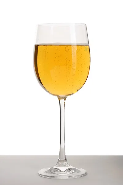 A glass of sparkling champagne — Stock Photo, Image