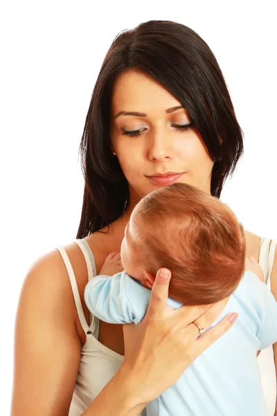 Woman with a little baby — Stock Photo, Image