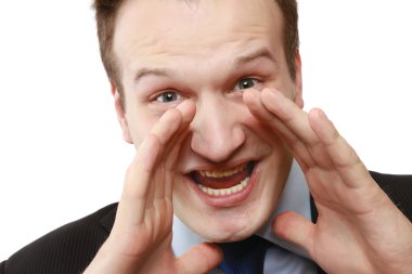 çığlık atan işadamı