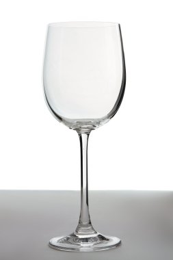 tek boş şarap kadehi