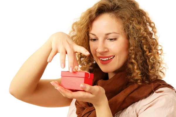 kurdele ile kadın holding hediye